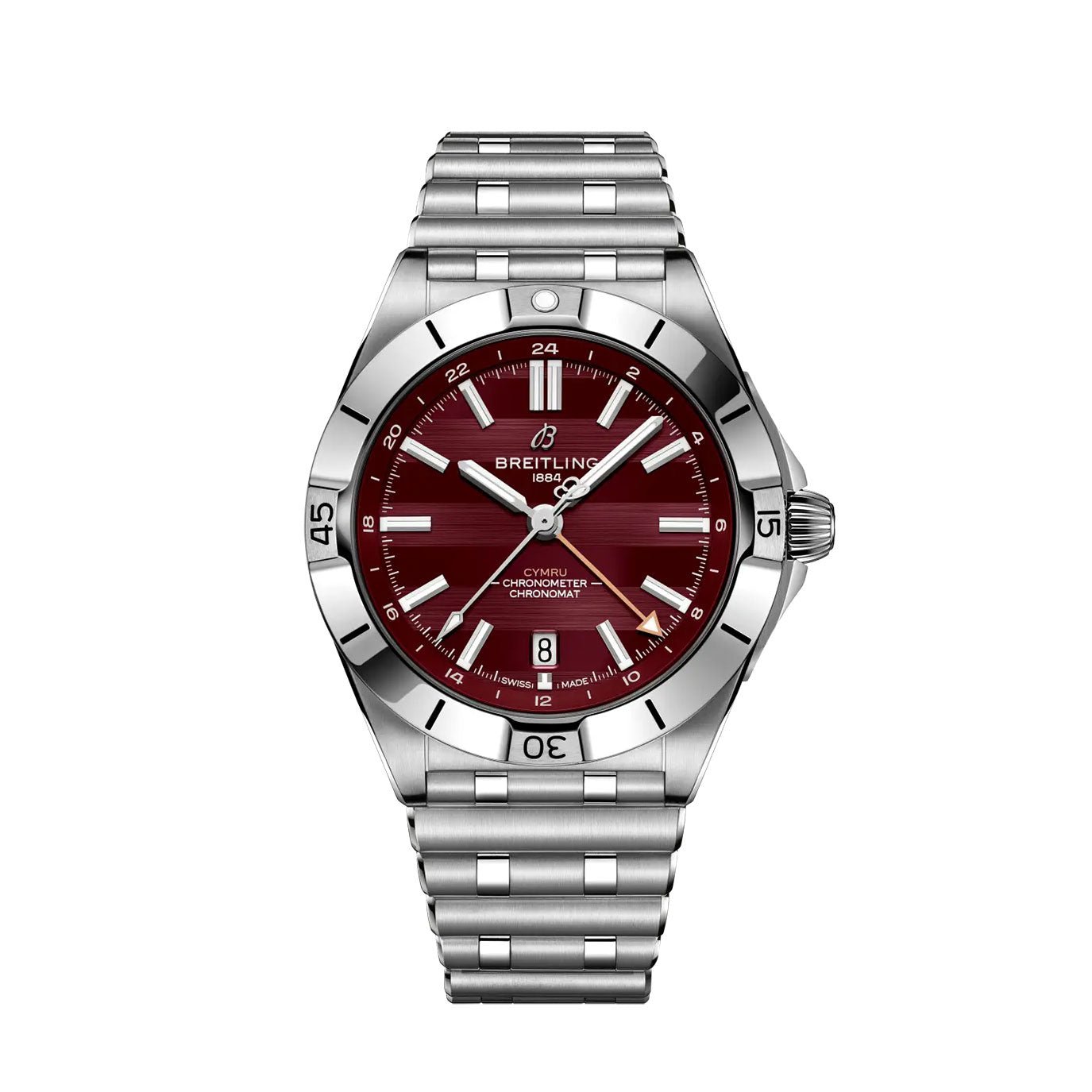 Unworn Breitling Chronomat Automatic GMT 40 Six Nations Wales, A323988B1K1A1, box and papers