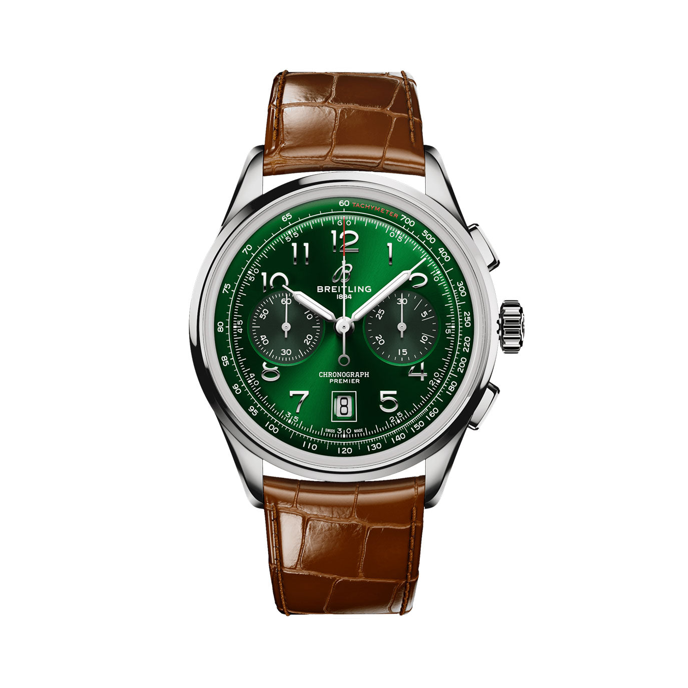 Breitling Premier B01 Chronograph Ref# AB0145371L1P1, box and papers