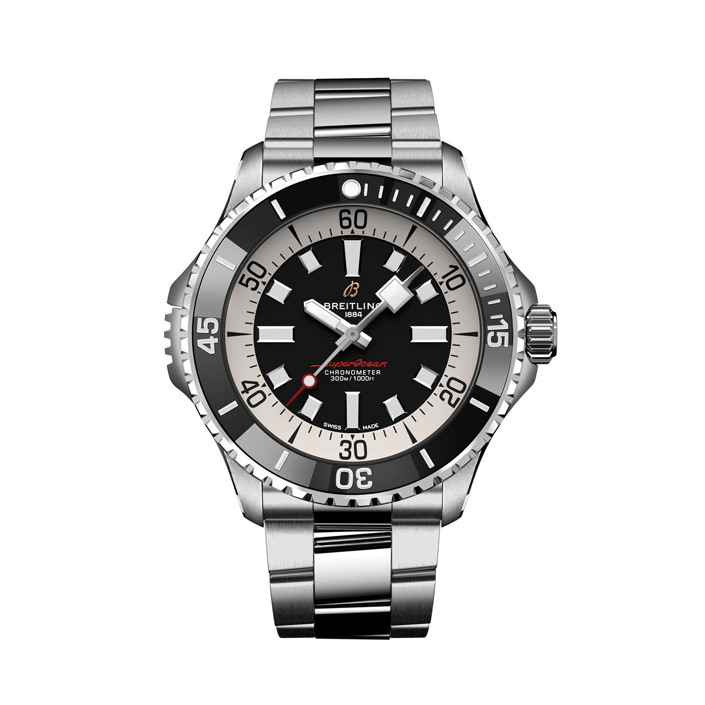 Breitling SUPEROCEAN AUTOMATIC 46, Stainless steel, Ref# A17378211B1A1, Unworn 2024