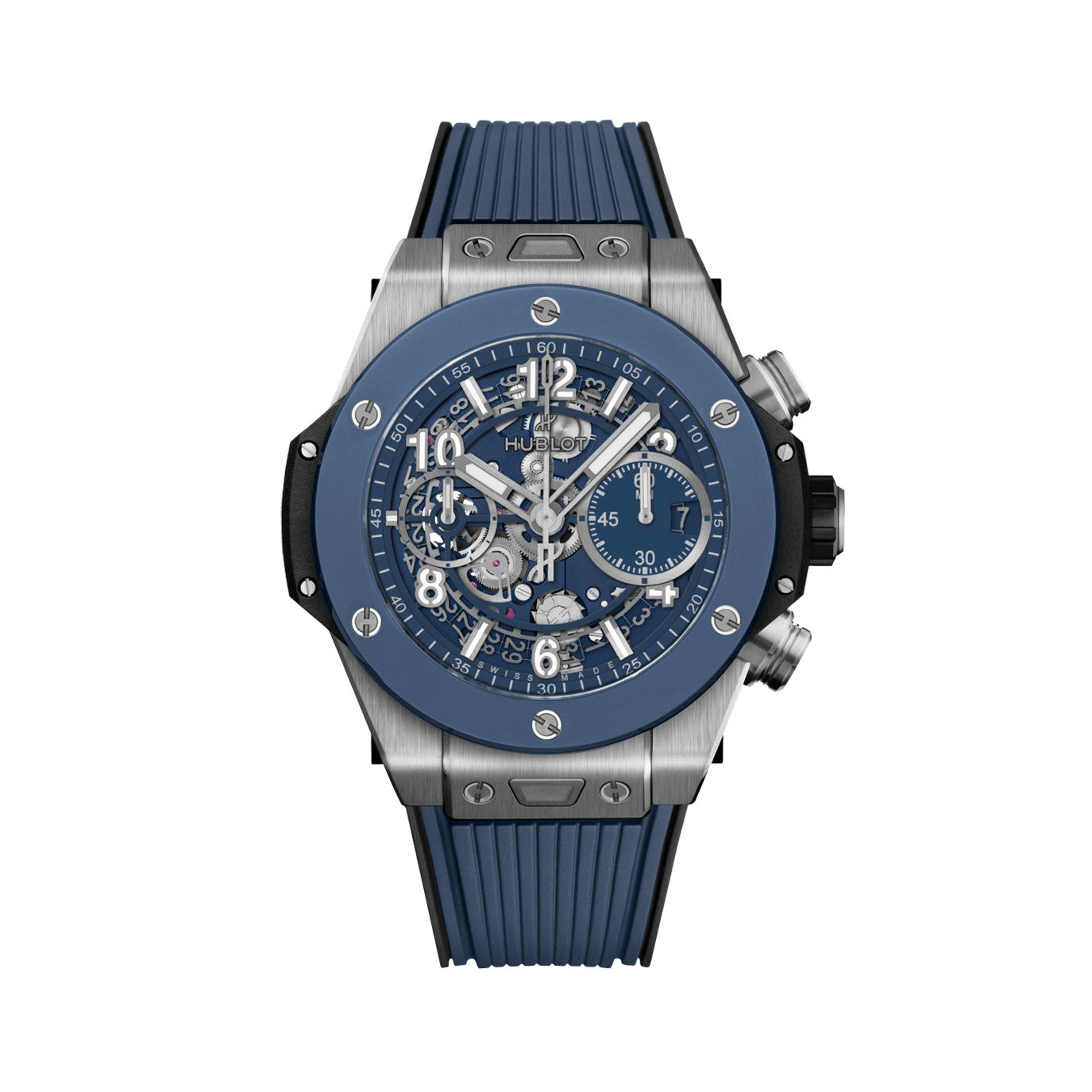 Hublot Big Bang Unico Titanium Blue Ceramic, 42mm, Ref# 441.NL.5171.RX, Unworn 2025
