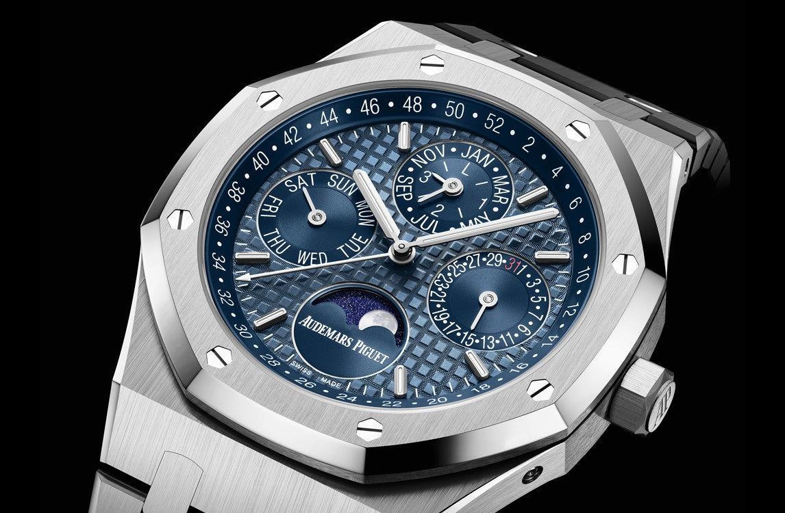 Audemars Piguet Royal Oak PERPETUAL CALENDAR Ref# 26574ST.OO.1220ST.03 - Image 6