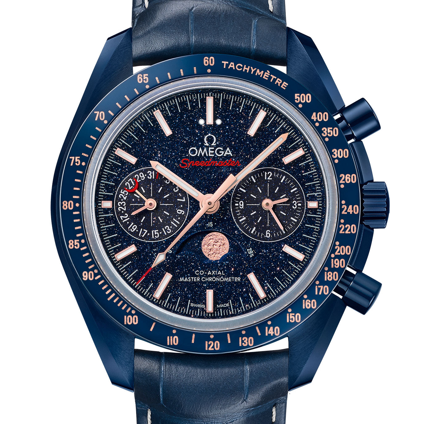 Omega New 2024, Speedmaster Moonphase, 304.93.44.52.03.002, box and papers - Image 2
