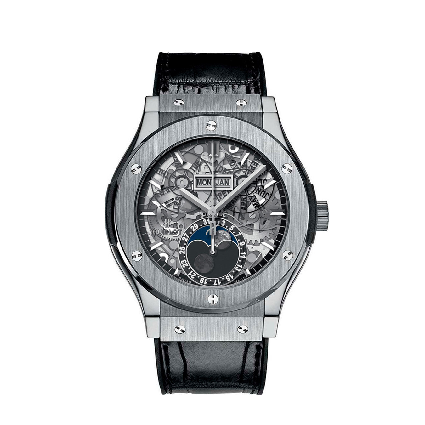 Hublot Classic Fusion Aerofusion Moonphase Titanium 45mm, Ref# 517.NX.0170.LR, Unworn 2025