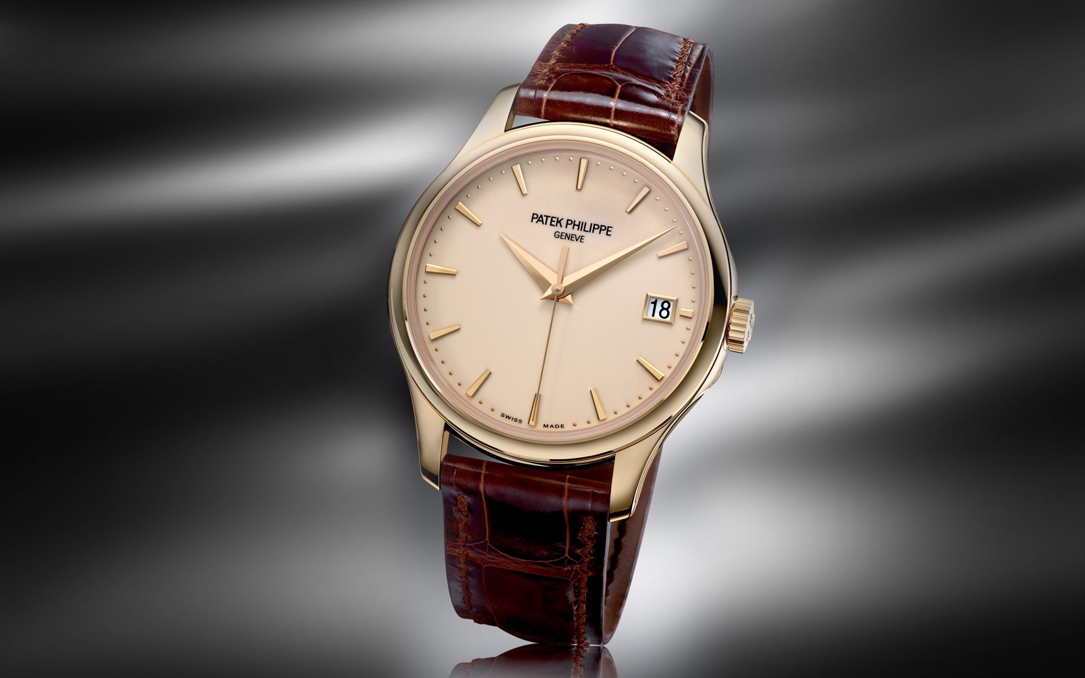 Patek Philippe Calatrava, 18k Yellow Gold, 39mm, Ref# 5227J-001 - Image 7