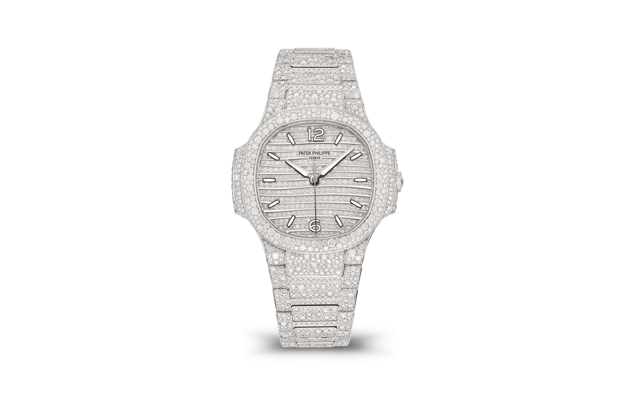 Patek Philippe Nautilus Haute Joaillerie Ladies Automatic Watch, 18K White Gold and Diamonds, 35,2mm, Ref# 7118/1450G-001 - Image 2