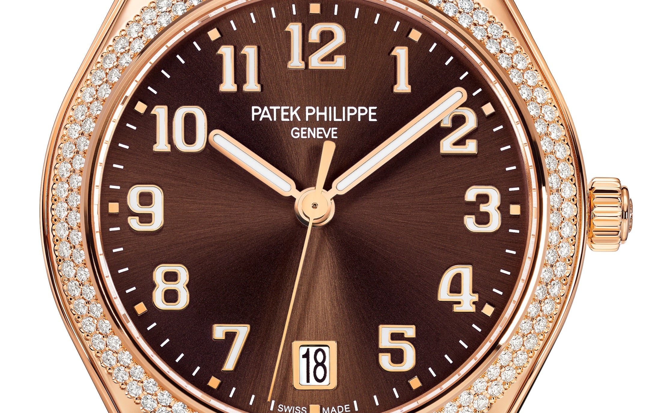 Patek Philippe Twenty~4 Automatic, 18k Rose Gold with 160 diamonds ~0,77ct, 36mm, Ref# 7300/1200R-001 - Image 3