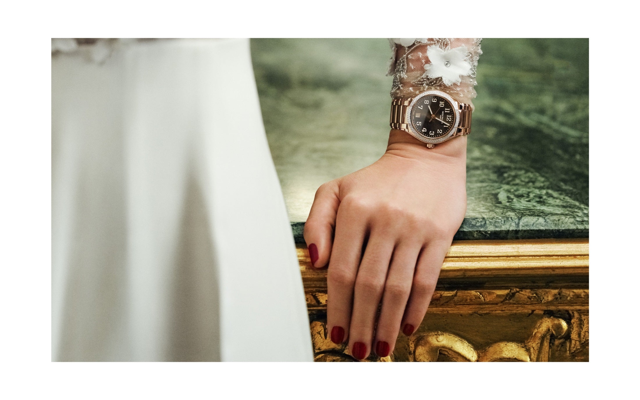 Patek Philippe Twenty~4 Automatic, 18k Rose Gold with 160 diamonds ~0,77ct, 36mm, Ref# 7300/1200R-001 - Image 9