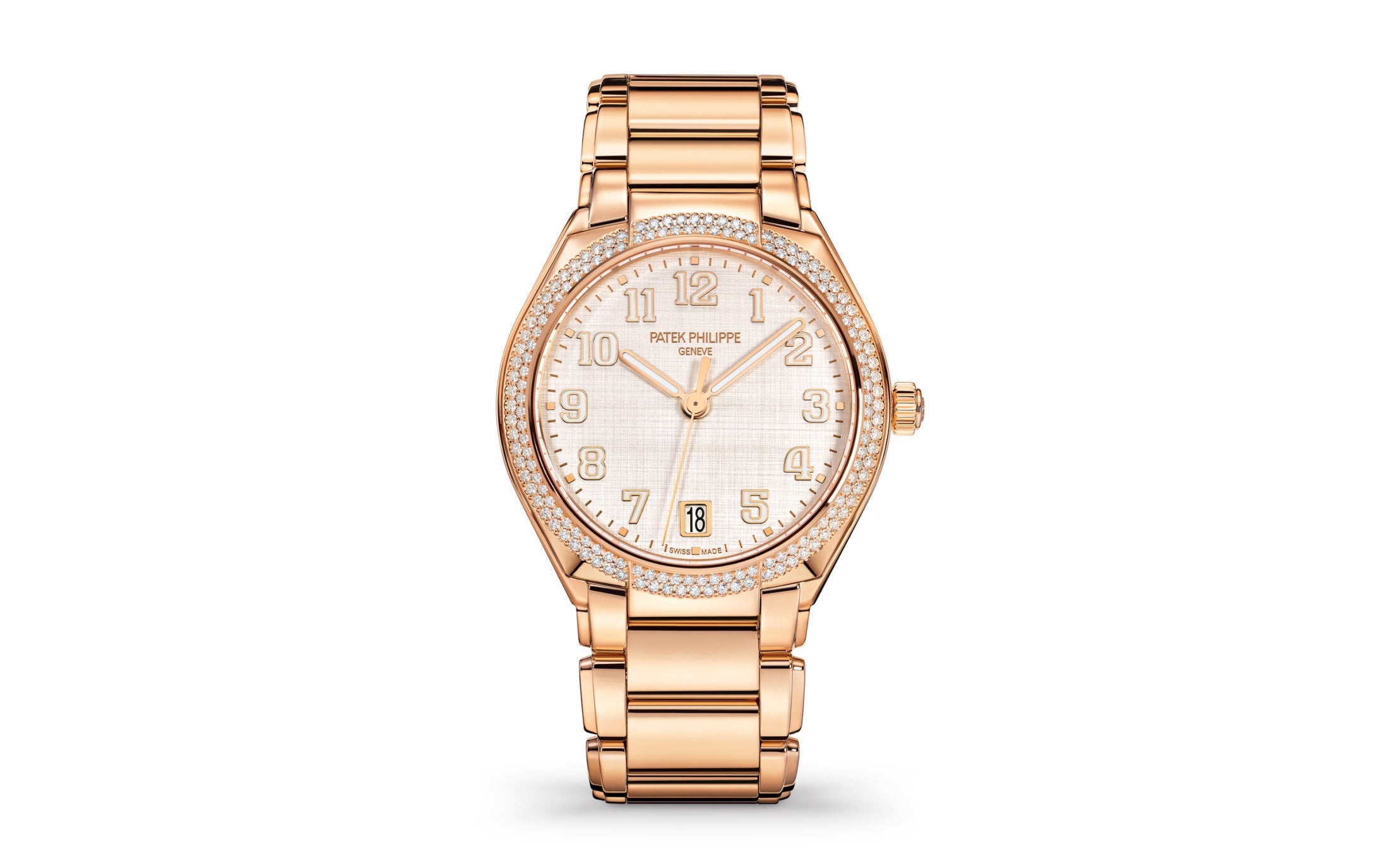 Patek Philippe Twenty~4 Automatic, 18k Rose Gold with 160 diamonds ~0,77ct, 36mm, Ref# 7300/1200R-010 - Image 2