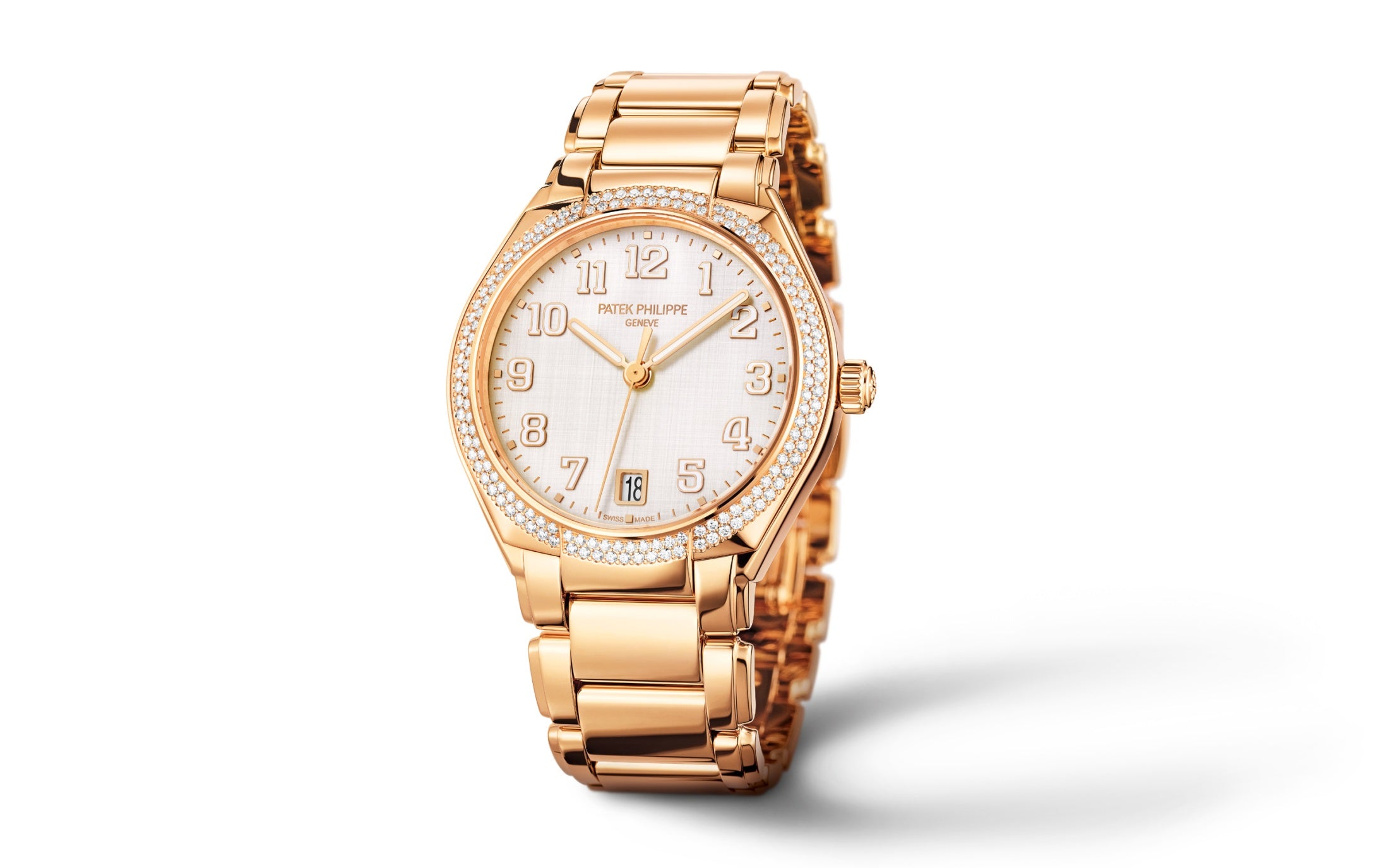 Patek Philippe Twenty~4 Automatic, 18k Rose Gold with 160 diamonds ~0,77ct, 36mm, Ref# 7300/1200R-010 - Image 6