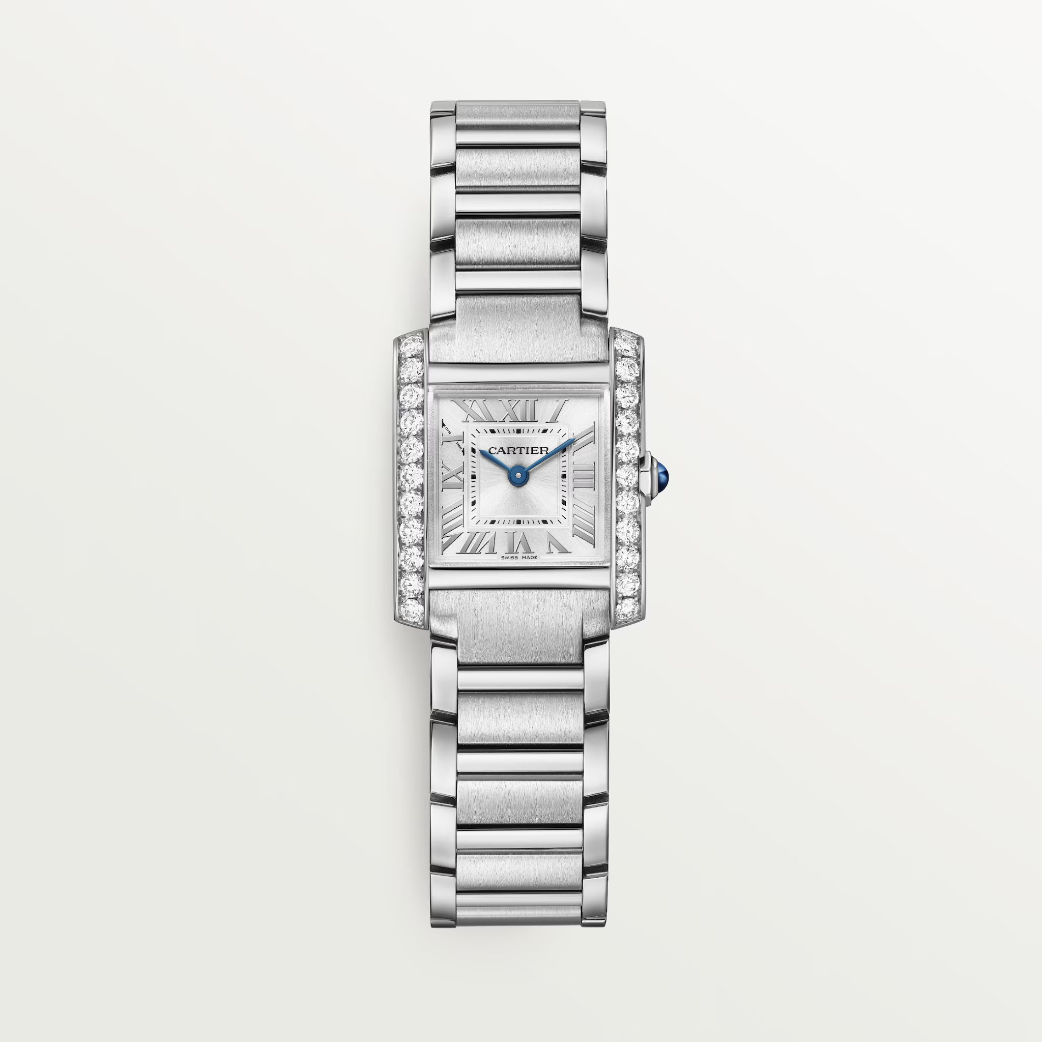 Unworn Cartier Tank Francaise, Stainless Steel, 25.7mm x 21.2mm, Ref# W4TA0020, box and papers