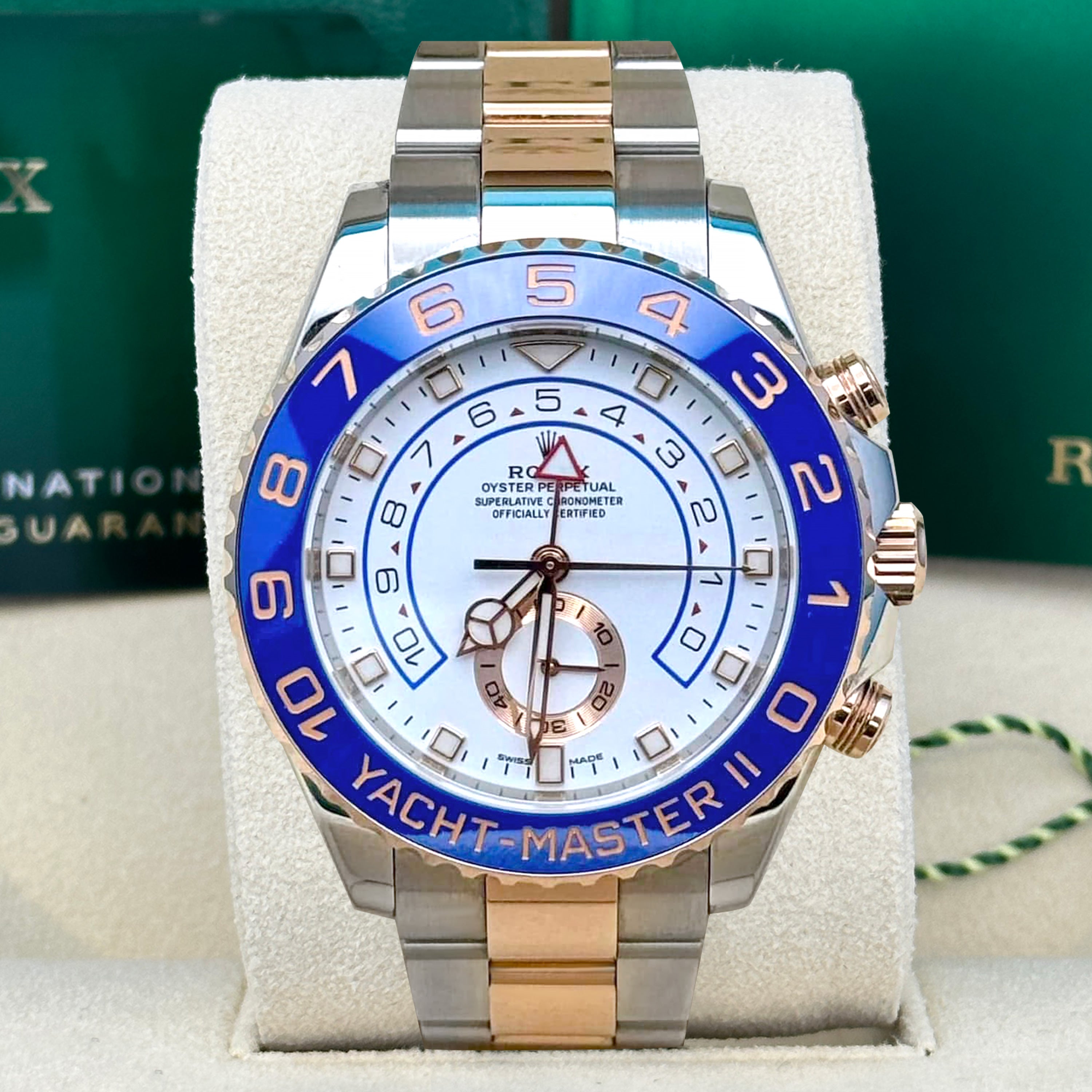 Rolex Yacht-Master II, Stainless Steel and 18k Everose Gold, 44mm, Ref# 116681-0002