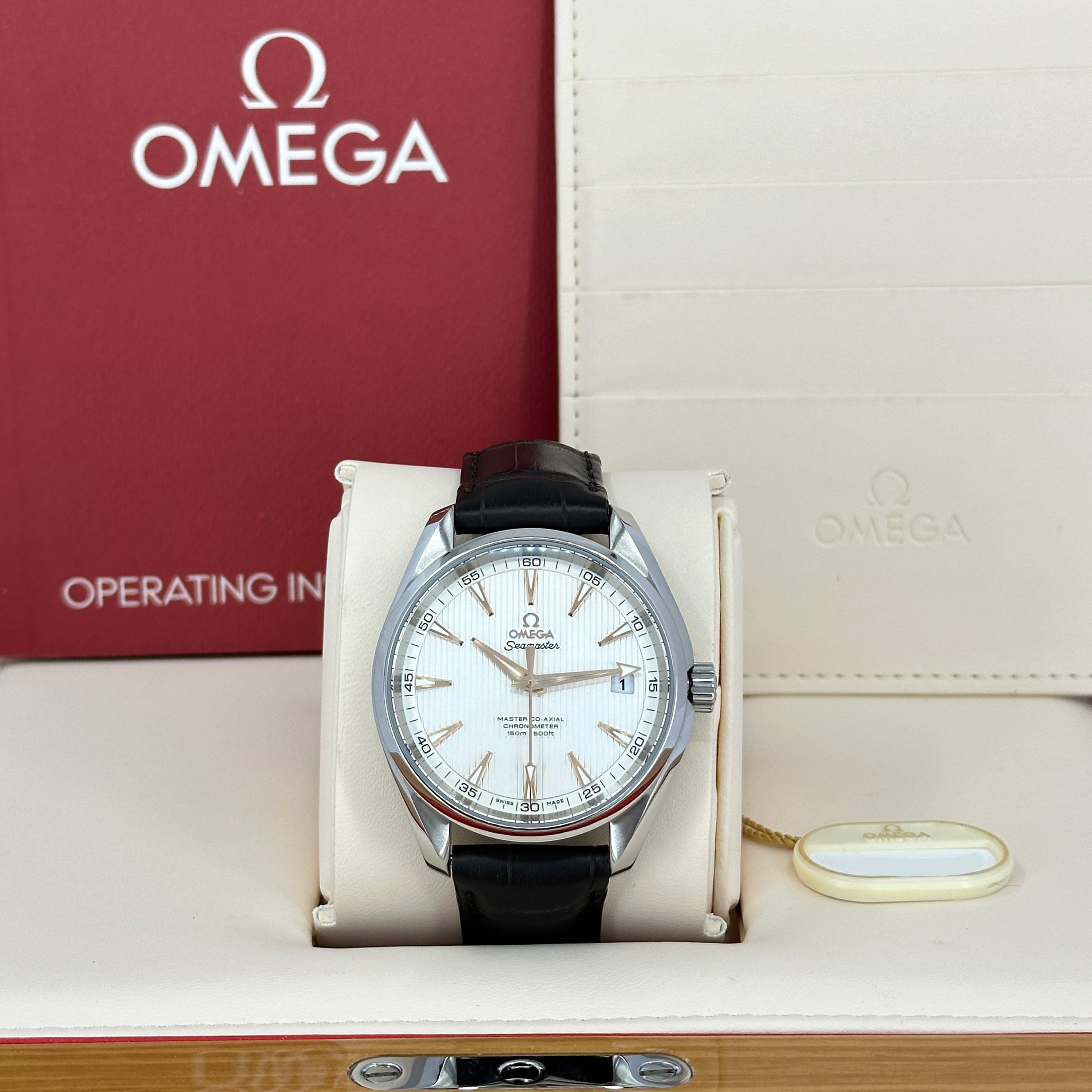 Pre-owned Omega Seamaster Aqua Terra 150m 41.5mm 231.13.42.21.02.003 Complete, 2019