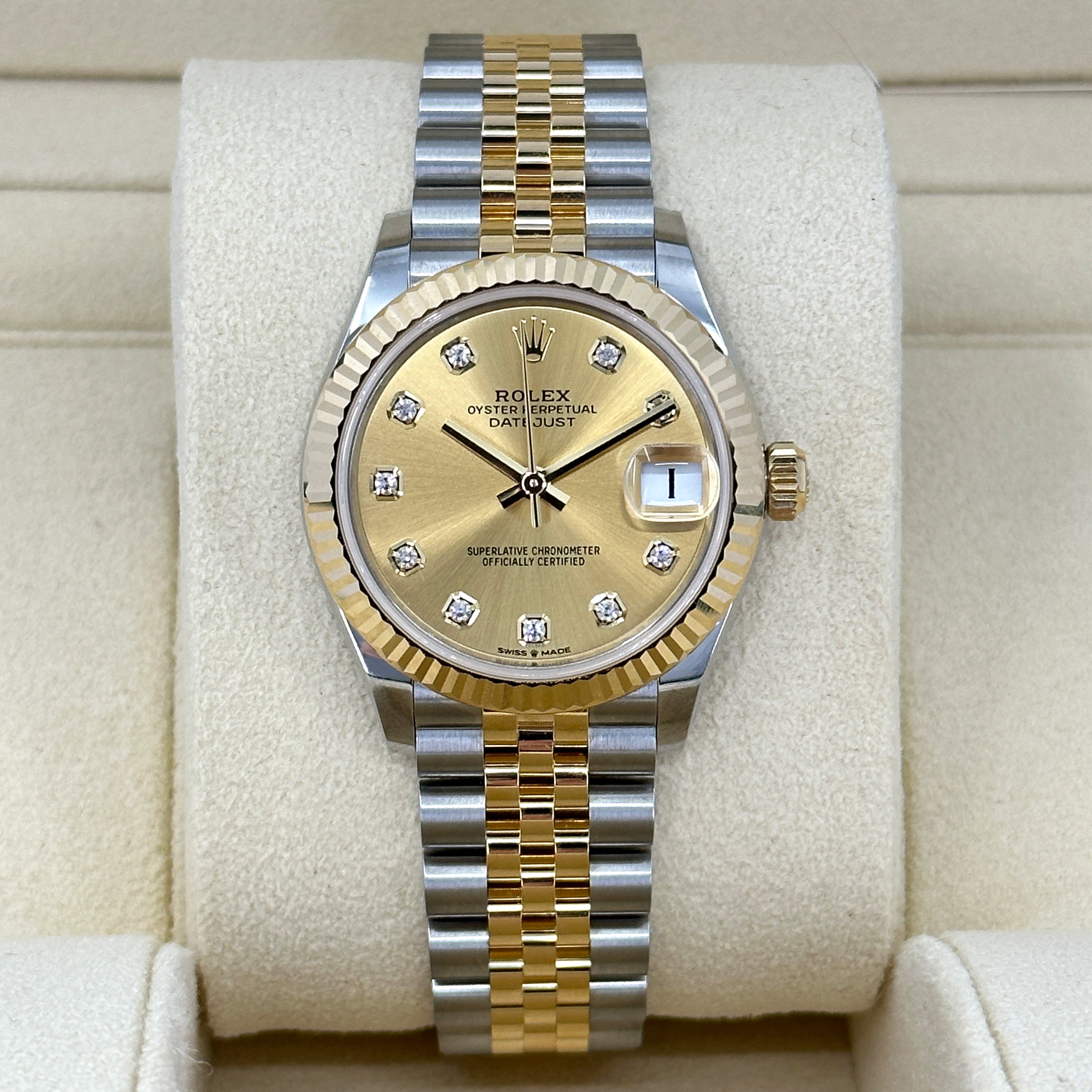Rolex Datejust 31, Oystersteel and 18k Yellow Gold, Ref# 278273-0026