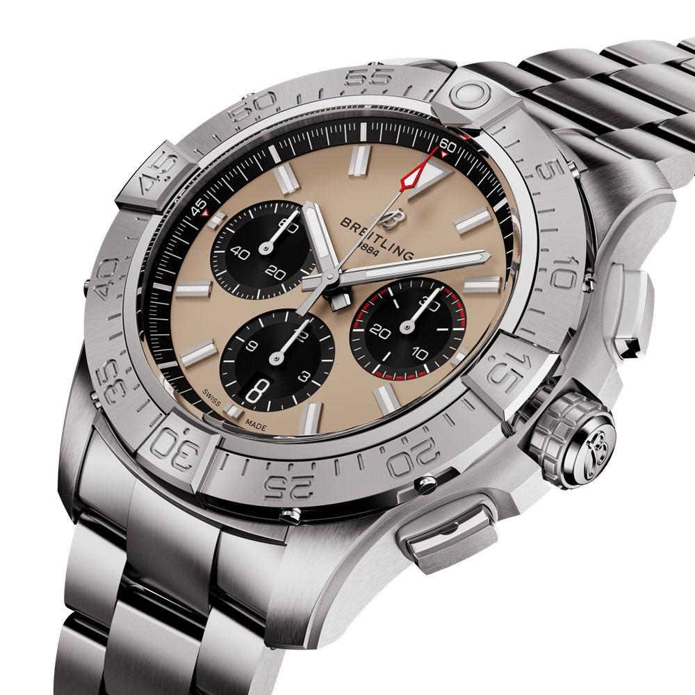 Unworn Breitling Avenger B01 Chronograph 44 Ref# AB0147101A1A1, box and papers - Image 2