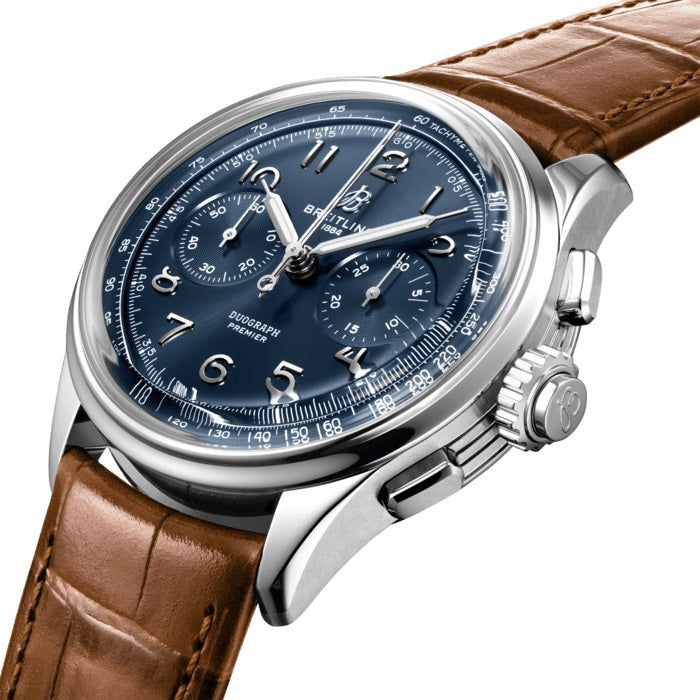 Breitling Premier B15 Duograph 42 Stainless Steel Ref# AB1510171C1P1, box and papers - Image 2