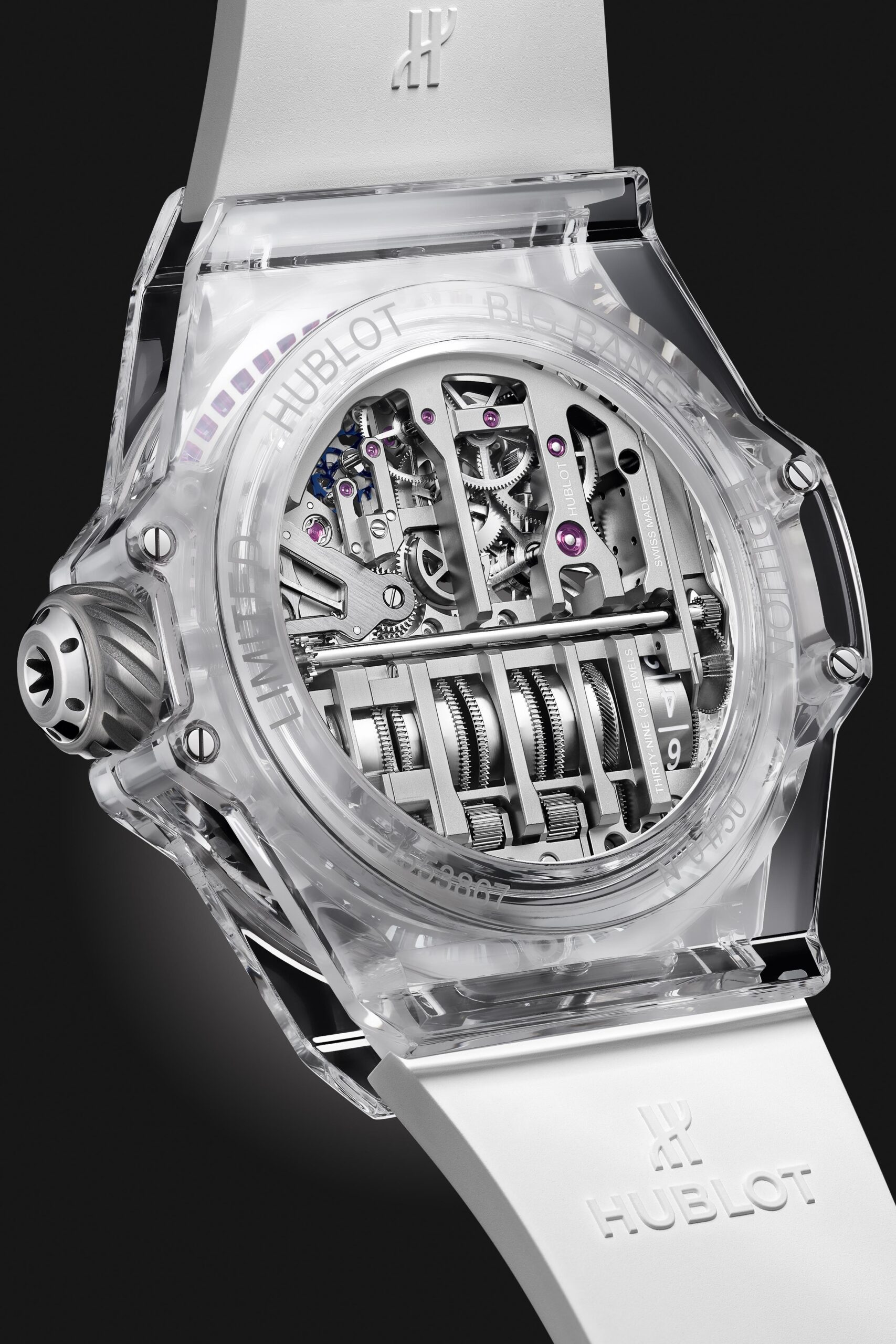 Hublot Big Bang MP-11 POWER RESERVE 14 DAYS SAPPHIRE RAINBOW Ref# 911.JX.0102.RW.4099 - Image 4