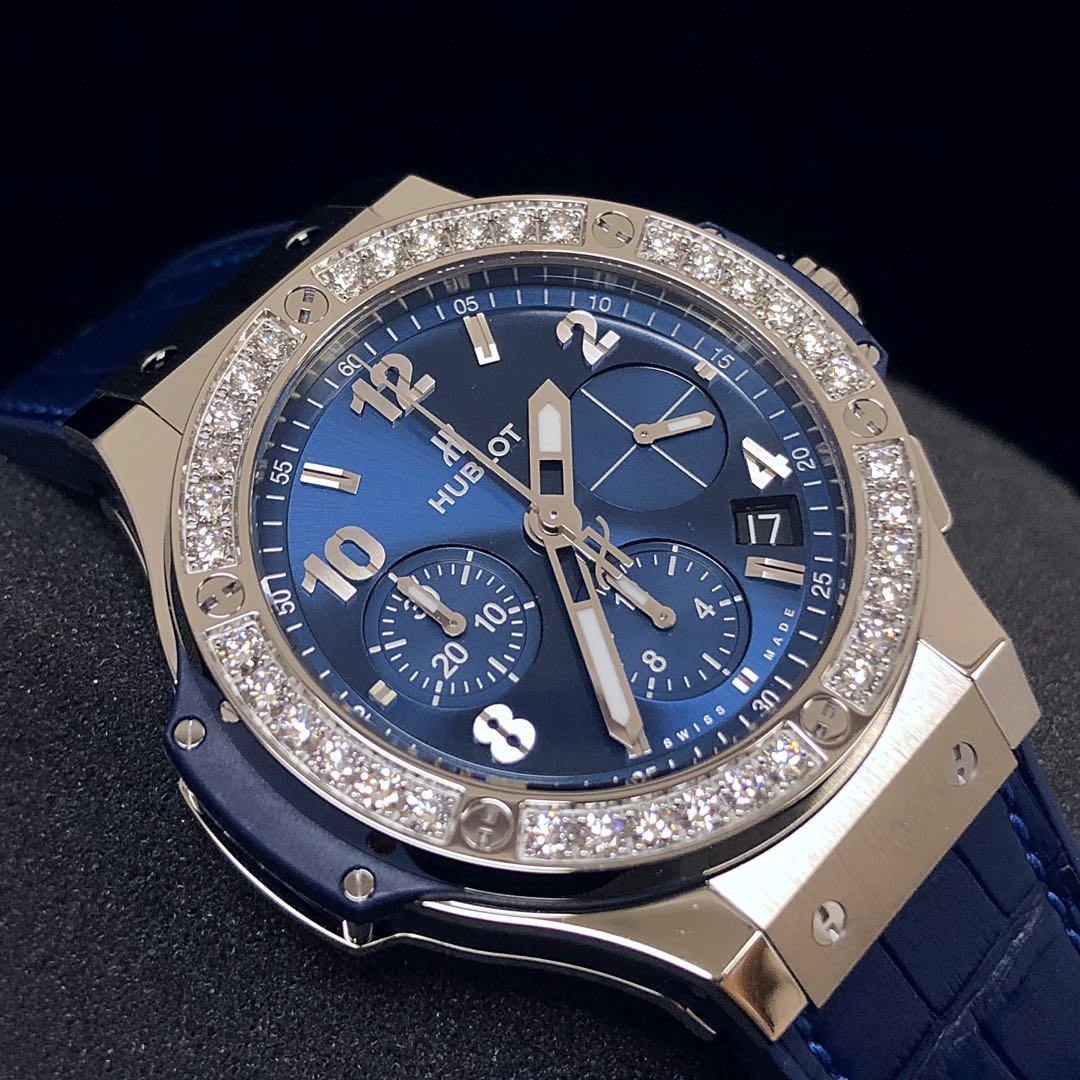 Hublot Big Bang, Steel Blue Diamonds, 41mm, Ref# 341.SX.7170.LR.1204 - Image 4