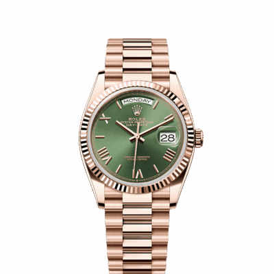 Unworn 2025, Rolex Day-Date 36, 18k Everose Gold, 36mm, Ref# 128235-0089, box and papers