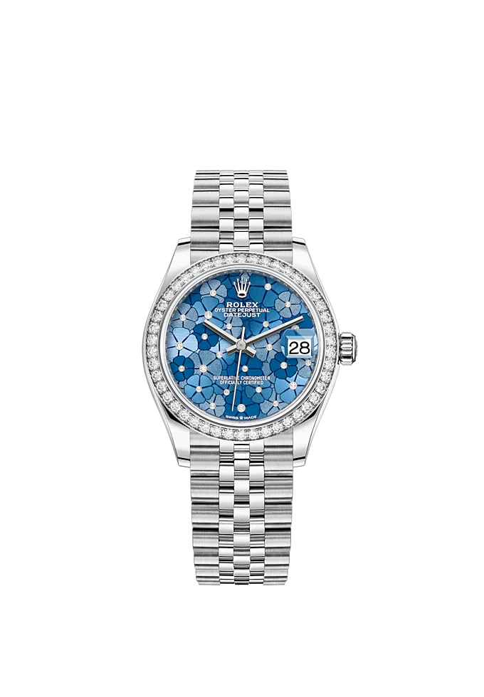 Rolex Datejust 31mm, Oystersteel and 18k White Gold with Diamonds, Ref# 278384rbr-0040 - Image 2