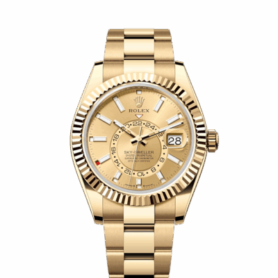 Rolex Sky-Dweller, 42mm, 18k Yellow Gold, Ref# 336938-0001