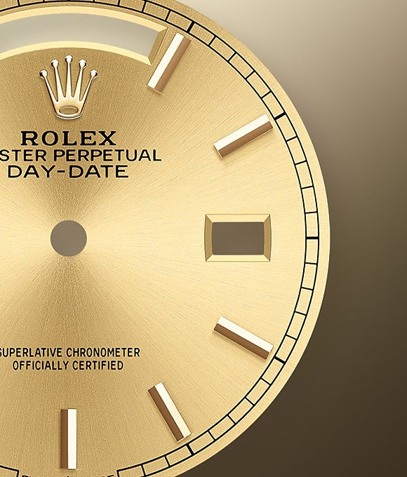 Rolex Day-Date 36 Yellow gold Ref# 128348RBR-0026 - Image 2