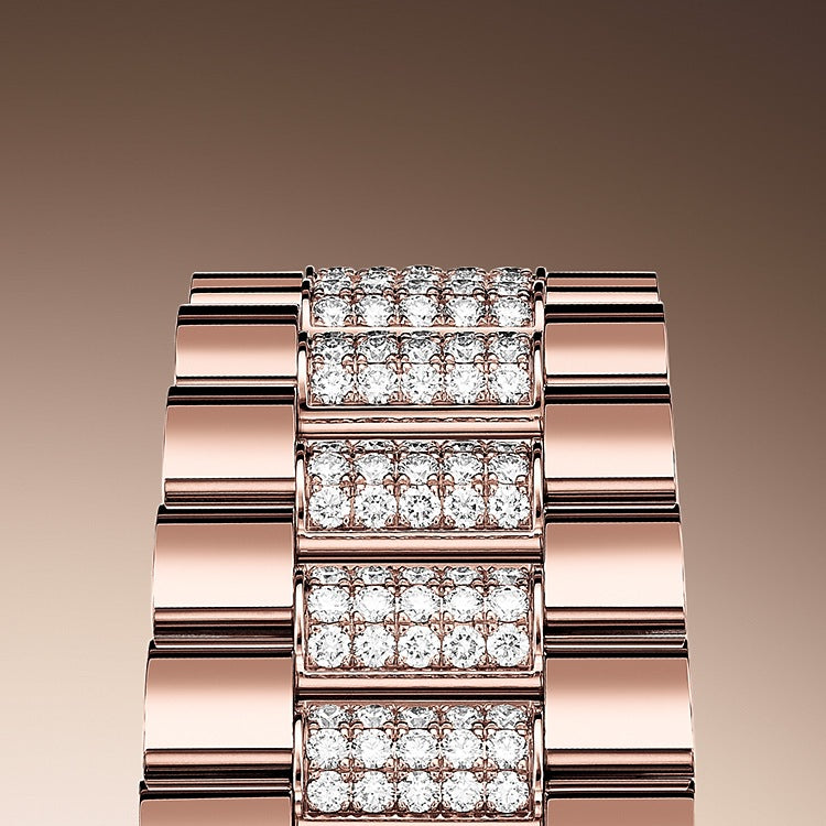 Rolex Day-Date 36, 18k Everose Gold with Diamond-set, 36mm, Ref# 128235-0069 - Image 4