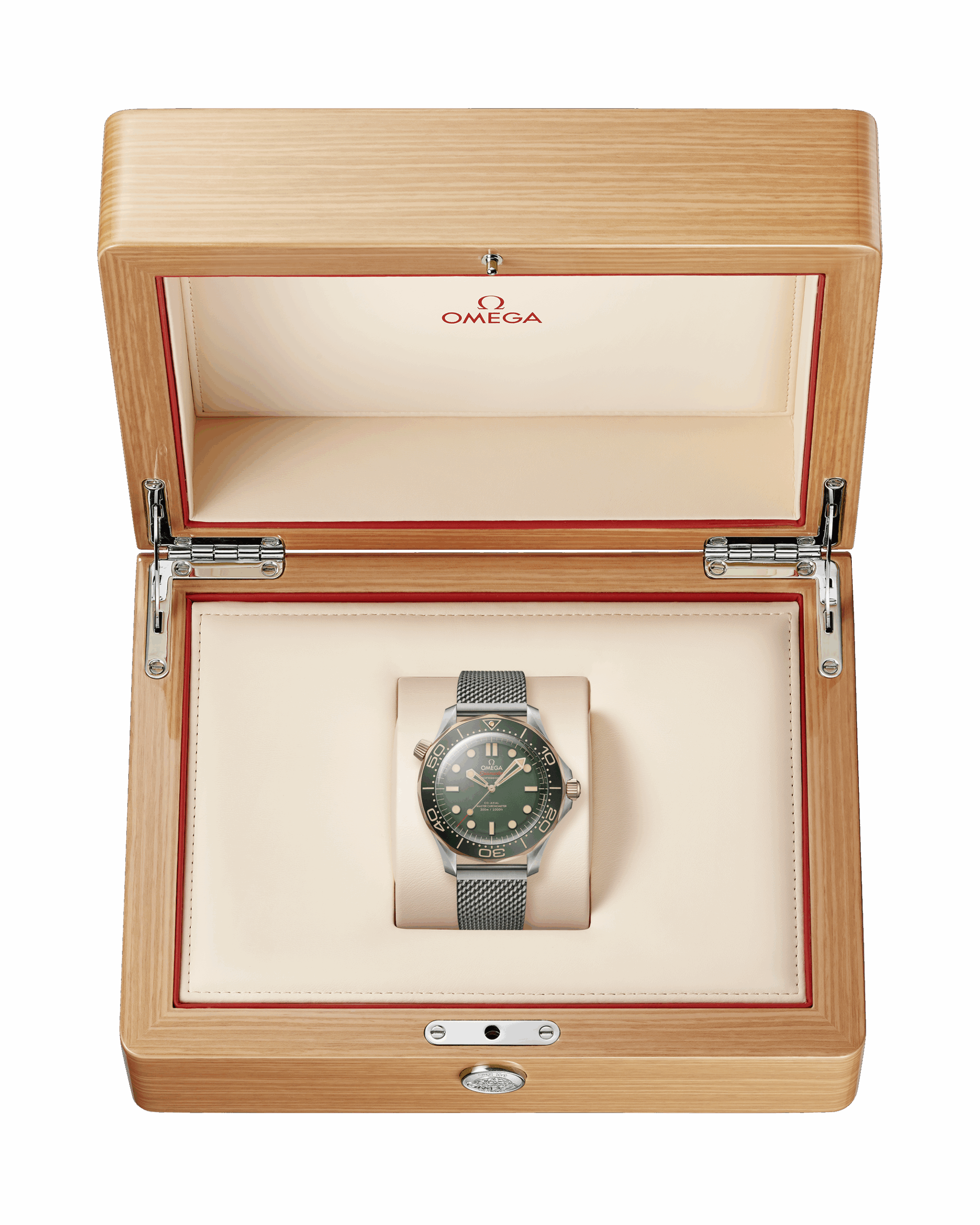 Unworn, Omega Seamaster Diver 300m, Titanium and OMEGA’s exclusive 9K Bronze Gold, 42mm, Ref# 210.90.42.20.10.001, box and papers - Image 8