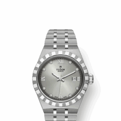 Tudor Royal, Stainless Steel and Diamond-set, 28mm, Ref# M28300-0002