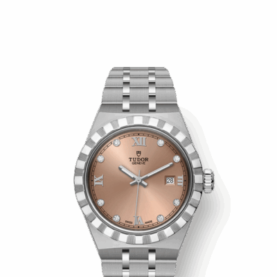 Tudor Royal, Stainless Steel with Diamond-set, 28mm, Ref# M28300-0010