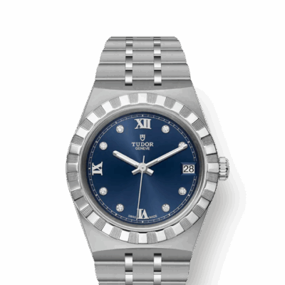 Tudor Royal, Stainless Steel and Diamond-set, 34mm, Ref# M28400-0007