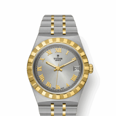 Tudor Royal, Stainless Steel and 18k Yellow Gold, 34mm, Ref# M28403-0001