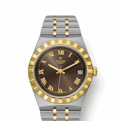 Tudor Royal, Stainless Steel and 18k Yellow Gold, 34mm, Ref# M28403-0008