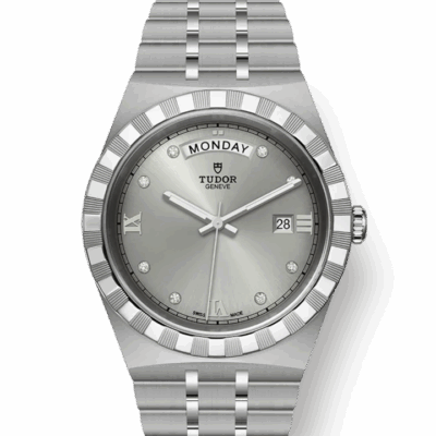 Tudor Royal, Stainless Steel and Diamond-set, 41mm, Ref# M28600-0002