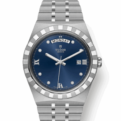 Tudor Royal, Stainless Steel and Diamond-set, 41mm, Ref# M28600-0006