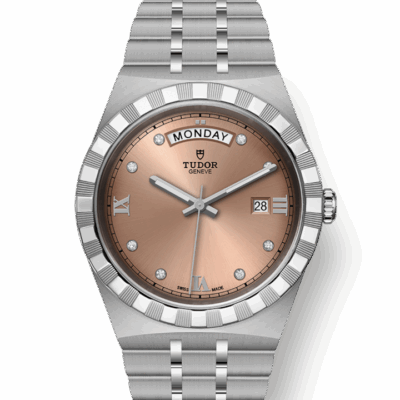 Tudor Royal, Stainless Steel with Diamond-set, 41mm, Ref# M28600-0011