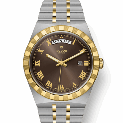 Tudor Royal, Stainless Steel and 18k Yellow Gold, 41mm, Ref# M28603-0007