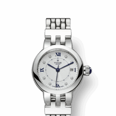 Tudor Ladies Clair De Rose, Stainless Steel with Diamond-set, 26mm, Ref# M35200-0004