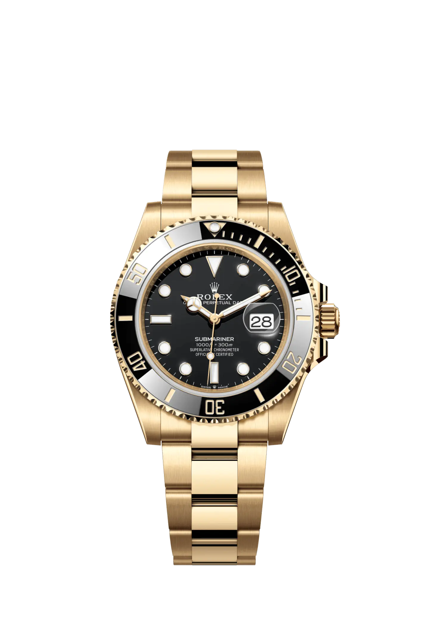 Rolex Submariner Date, 18k Yellow Gold, 41mm, Ref# 126618ln-0002